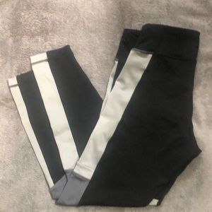 EUC Reebok Speedwick tights, black and gray, sz L